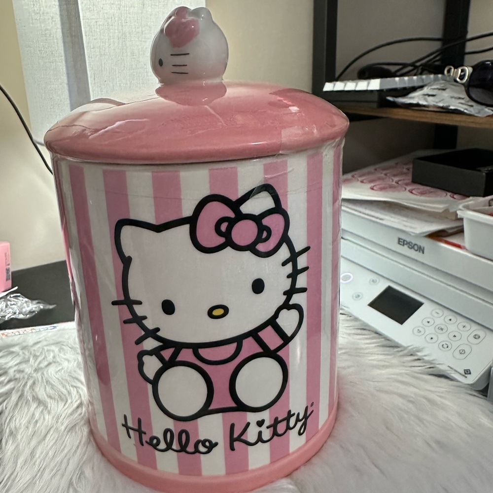 Hello Kitty Pink Cookie Jar